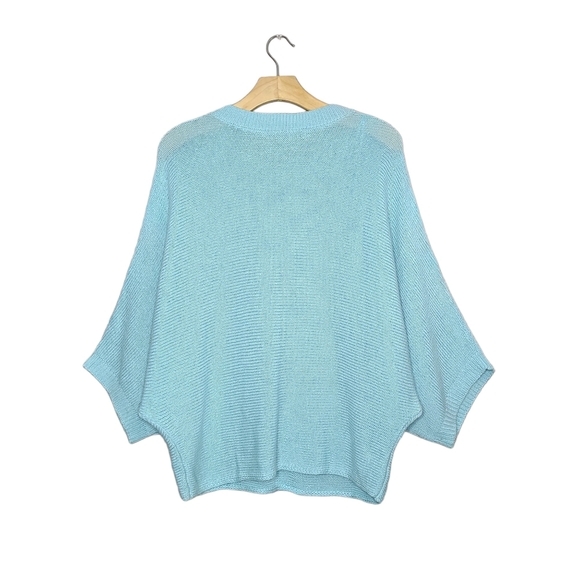Zara Mint Bat Wing Heavy Knit Sweater - Picture 2 of 7